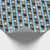 Katzen Geschenkpapier (Ecke)