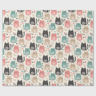 Katzen-Geschenkpapier Geschenkpapier