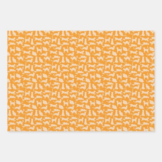 Katzen Geschenkpapier Set (Vorderseite)