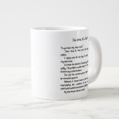 Katzen-Geschichten-Tunnel-bohrwagenTasse Jumbo-Tasse (Vorderseite Rechts)