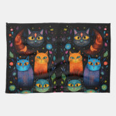 Katzen Geschirrtuch (Horizontal)