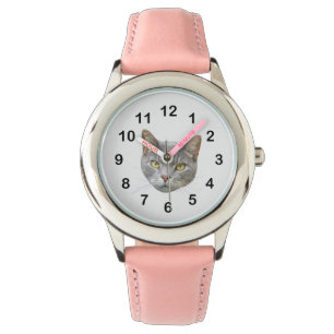 Katzen-Gesicht Armbanduhr