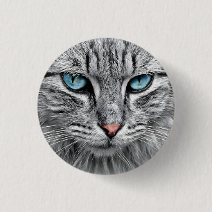 Katzen-Gesicht Fractal Design-10682 Button