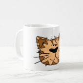 Katzen Gesicht Kaffeetasse (Vorderseite Links)