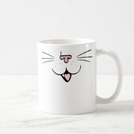 Katzen-Gesicht - linkshändig Kaffeetasse