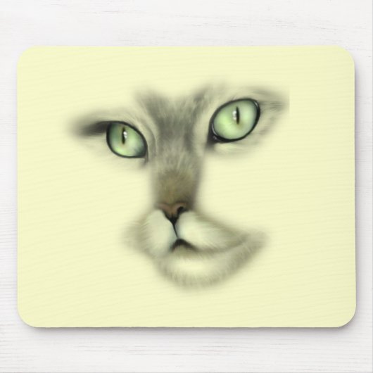 Katzen-Gesicht Mousepad (Vorne)
