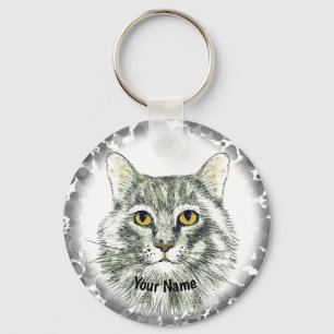 Katzen-Gesicht-Schlüsselanhänger Schlüsselanhänger