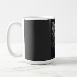 Katzen-Gesicht-Zeichnung von Mark Edward Westerfie Kaffeetasse
