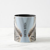Katzen-Gesichts-Profilbild Foto Tasse (Zentrum)