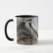 Katzen-Gesichts-Profilbild Foto Tasse (Links)