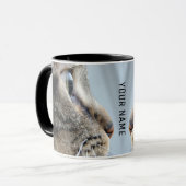 Katzen-Gesichts-Profilbild Foto Tasse (Vorderseite Links)