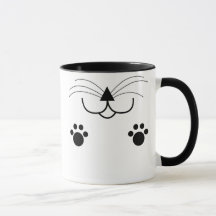 Katzen-Gesichts-Tasse