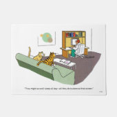 Katzen-Gespräch Fußmatte (Vorderseite)