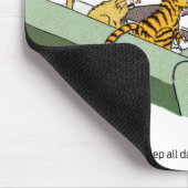 Katzen-Gespräch Mousepad (Ecke)