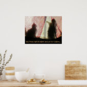 Katzen-Geständnisse Poster (Küche)