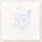 Katzen Glasuntersetzer (Rückseite)