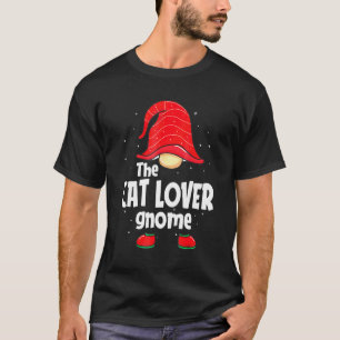 Katzen-Gnom-Weihnachten passende Familien-Schlafan T-Shirt