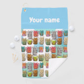 Katzen! Golfhandtuch (Insitu)