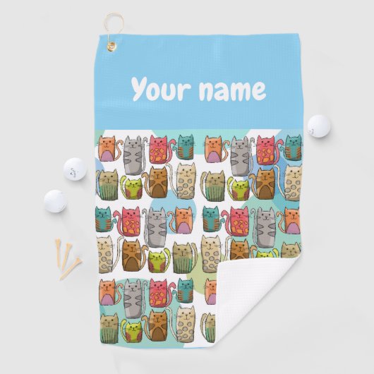 Katzen! Golfhandtuch (Insitu)