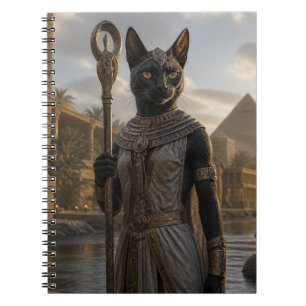 Katzen-Göttin Bastet Postkarte Notizblock