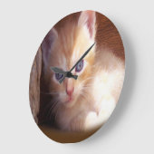 Katzen Große Wanduhr (Winkel)