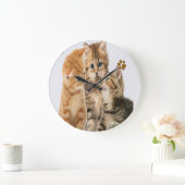 Katzen Große Wanduhr (Zuhause)
