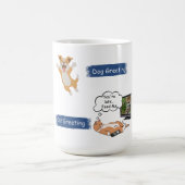 Katzen-Gruß-Morphing-Kaffeetasse Verwandlungstasse (Zentrum)