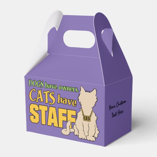 KATZEN HABEN "Custom Gour Box" Geschenkschachtel (Vorderseite)