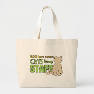 KATZEN HABEN PERSONAL-Taschen Jumbo Stoffbeutel