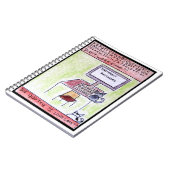 Katzen-Hacker-Notizbuch Notizblock (Linke Seite)