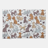 Katzen Handtuch (Horizontal)