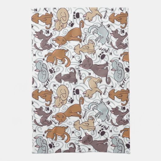 Katzen Handtuch (Vertikal)