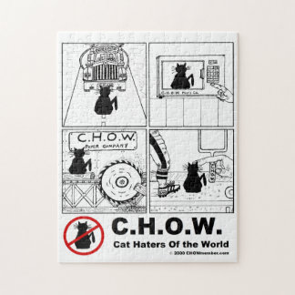 Katzen-Hasser des Weltpuzzlespiels Puzzle
