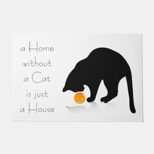Katzen-Haus Fußmatte (Vorderseite)