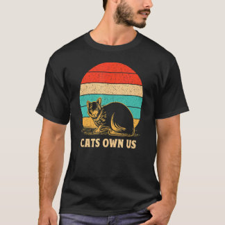 Katzen Hauseigene Katze Spaß Kitten Katze Mama Geb T-Shirt