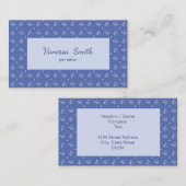 Katzen-Haustier-Tier-Entwurf Visitenkarte (Vorne/Hinten)