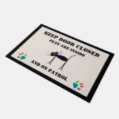 Katzen Haustiere innen Türmatte (Schrägansicht)