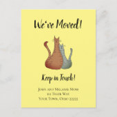 Katzen Haustiere Neue Zuhause Ankündigung Postkart (Vorderseite)