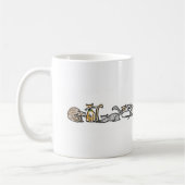 Katzen-Herden-Tasse Kaffeetasse (Links)