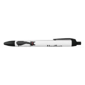 Katzen-Herz-Stift mit Namen Kugelschreiber (Oberseite)