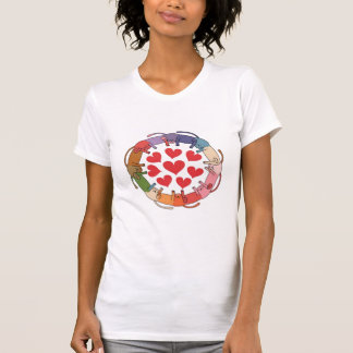 Katzen Herz T-Shirt