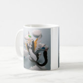 Katzen-Himmels-Tasse Kaffeetasse (Vorderseite Links)