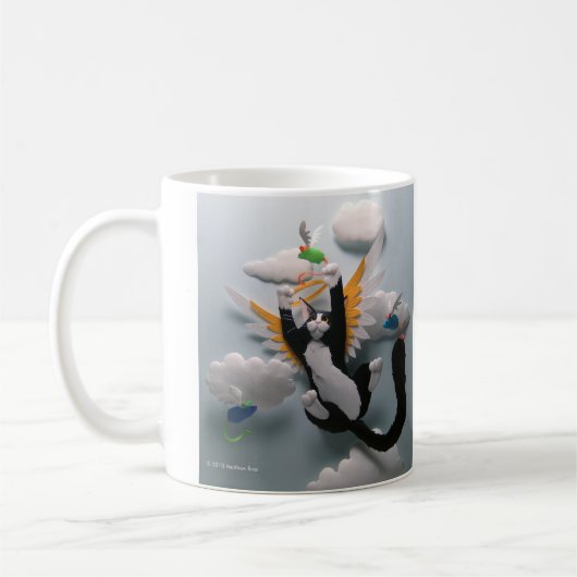 Katzen-Himmels-Tasse Kaffeetasse (Links)