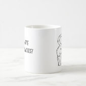 Katzen-Hintern-Kaffee-Tasse Kaffeetasse (Mittel)