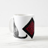 Katzen-Hirte Kaffeetasse (Vorderseite Links)