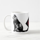 Katzen-Hirte Kaffeetasse (Links)