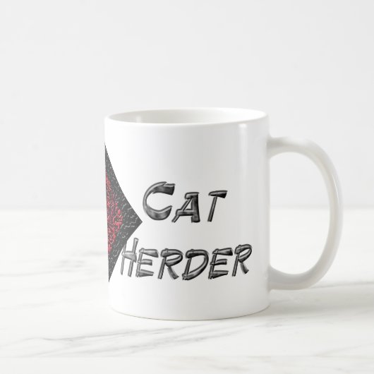 Katzen-Hirte Kaffeetasse (Rechts)