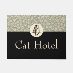 Katzen-Hotel-Zeichen Fußmatte