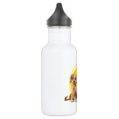 Katzen & Hunde machen das Leben zum Kinderspiel! Edelstahlflasche (Links)