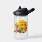 Katzen & Hunde machen das Leben zum Kinderspiel! Trinkflasche (Links)